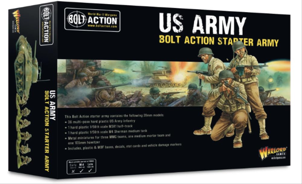 Warlord Games Bolt Action: US Starter Army (2019) - Lost City Toys