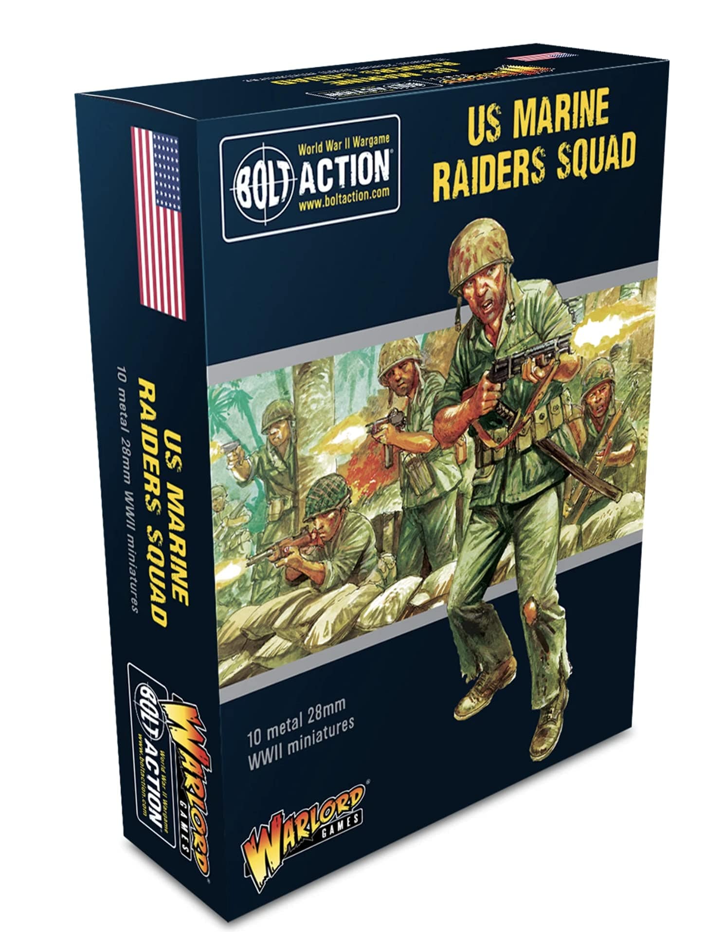 Warlord Games Bolt Action: USMC - Raider Squad - Lost City Toys