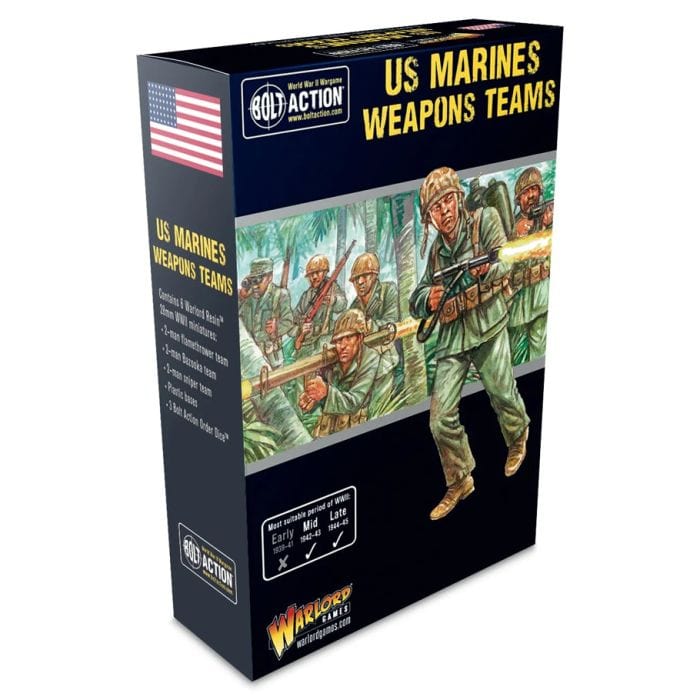 Warlord Games Bolt Action: USMC Weapons Teams - Lost City Toys