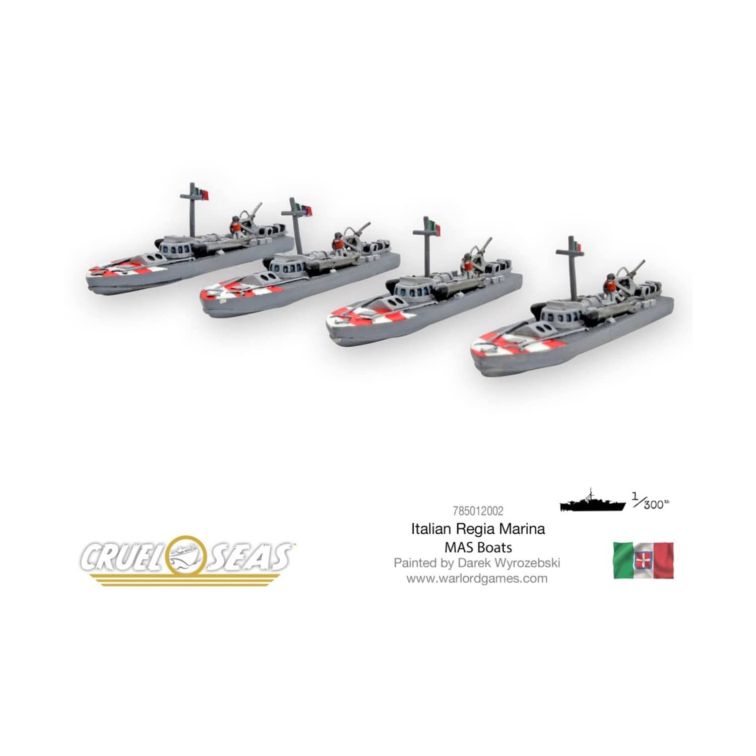 Warlord Games Cruel Seas: Italian MAS Boats - Lost City Toys