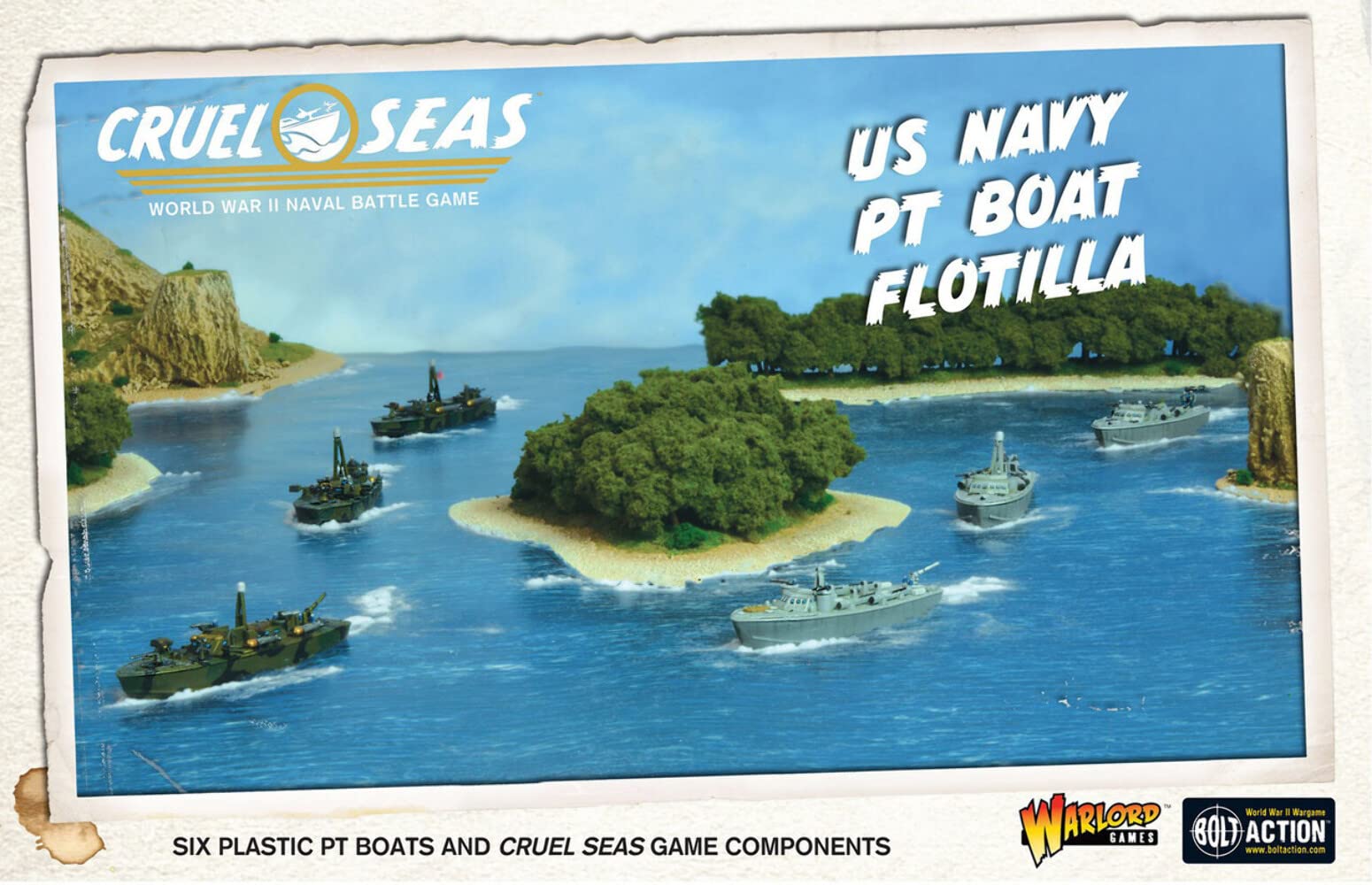 Warlord Games Cruel Seas: US Navy PT Boat Flotilla - Lost City Toys