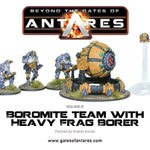 Warlord Games Gates of Antares: Boromite Team with Heavy Frag Borer - Lost City Toys