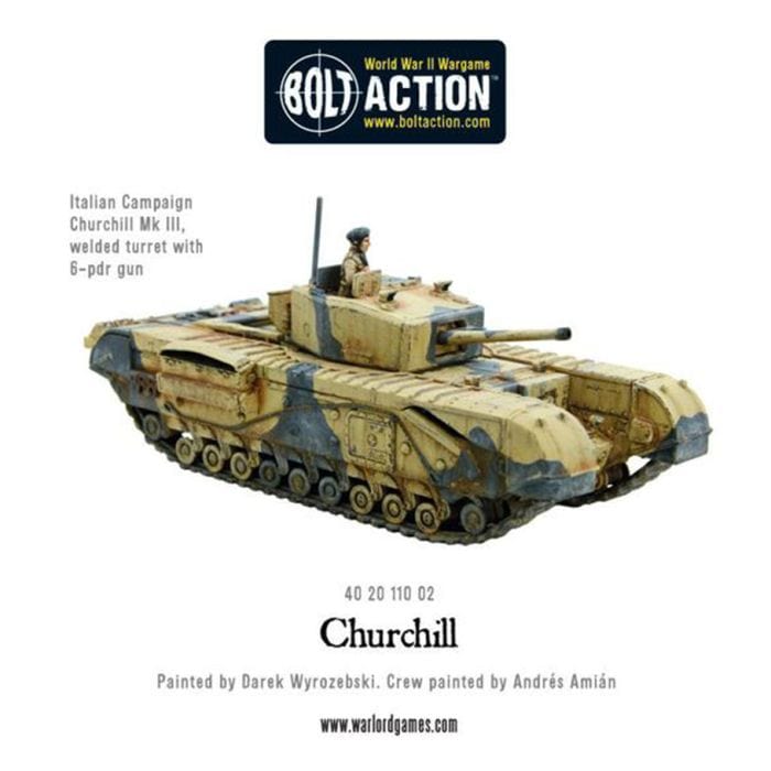 Warlord Games Miniatures and Miniature Games Warlord Games BA: Churchill Infantry Tank (Plastic)