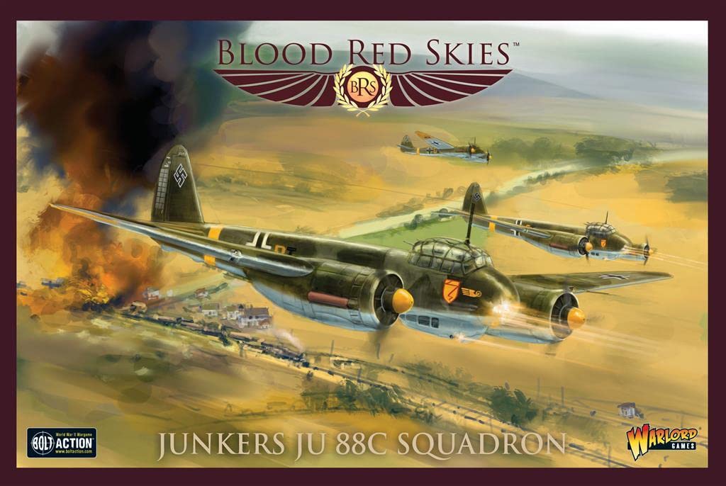 Warlord Games Miniatures Games Warlord Games Blood Red Skies: Junkers Ju 88C Squadron