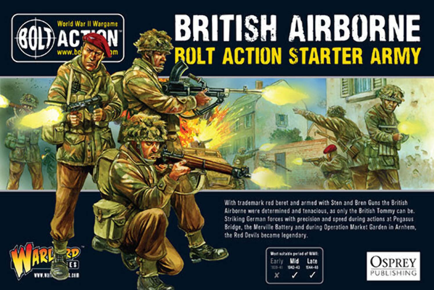 Warlord Games Miniatures Games Warlord Games Bolt Action: British Airborne Starter Army
