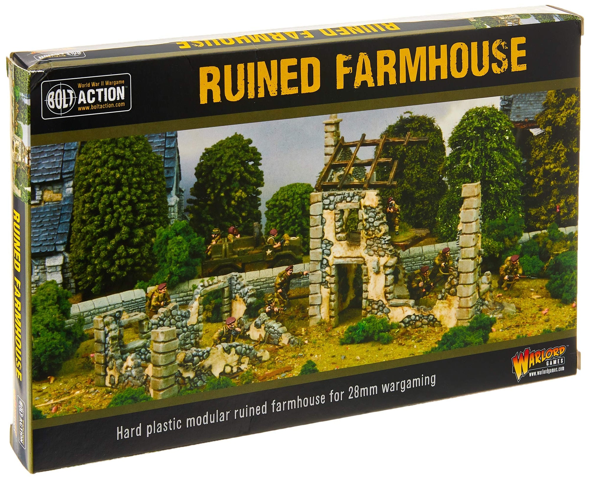 Warlord Games Miniatures Games Warlord Games Bolt Action: Ruined Farmhouse