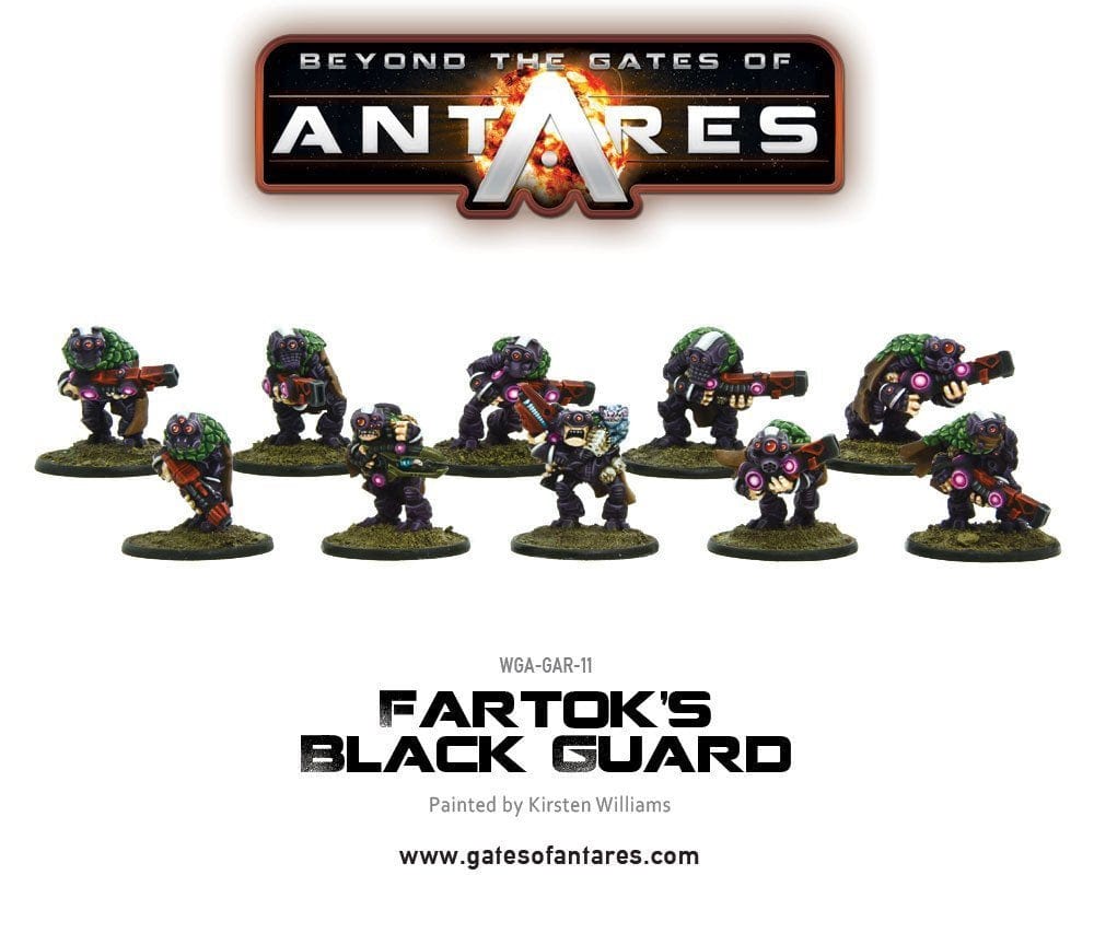 Warlord Games Miniatures Games Warlord Games Gates of Antares: Fartoks Black Guard (10 models)