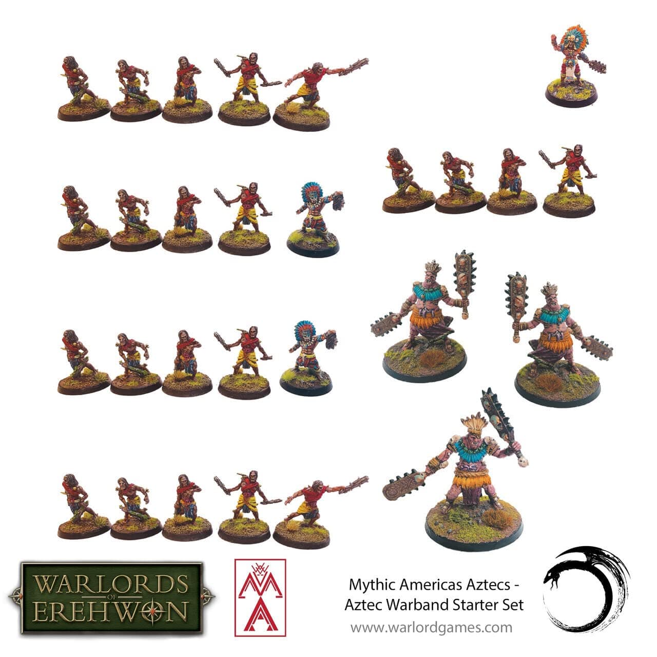 Warlord Games Mythic Americas: Aztec - Warband Starter Set - Lost City Toys