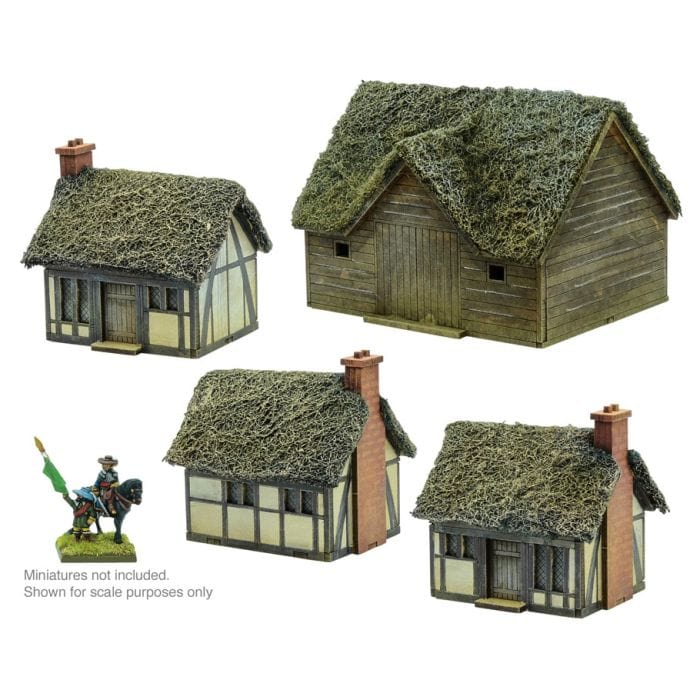 Warlord Games Pike & Shotte Epic Battles: Thatched Hamlet Scenery Pack - Lost City Toys
