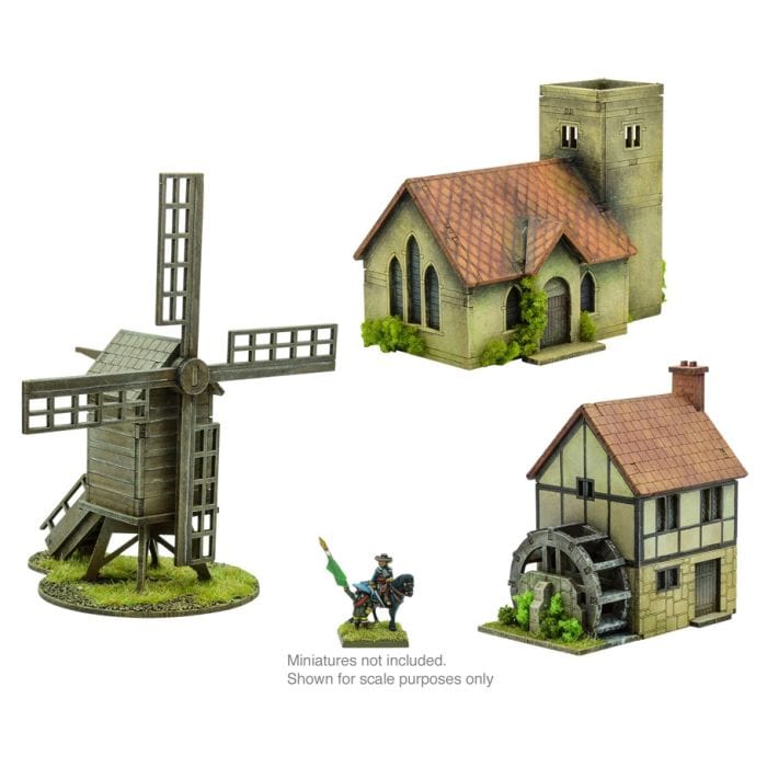 Warlord Games Pike & Shotte Epic Battles: Village Scenery Pack - Lost City Toys