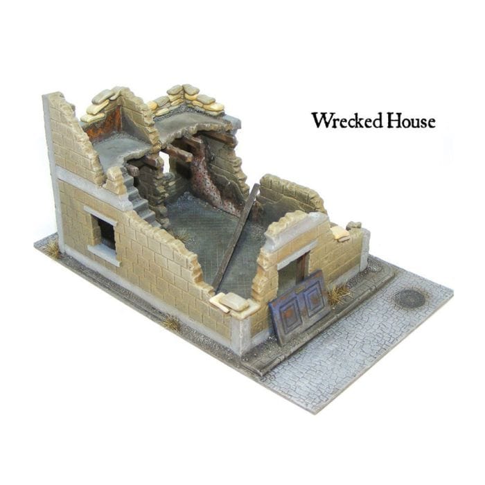 Warlord Games Terrain: Wrecked House - Lost City Toys