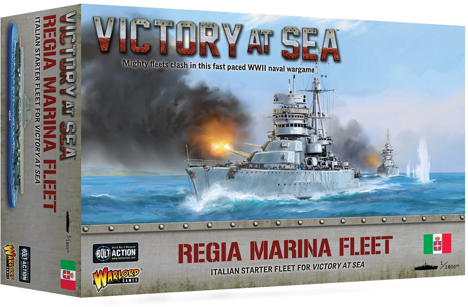 Warlord Games Victory at Sea: Regia Marina Fleet Box - Lost City Toys