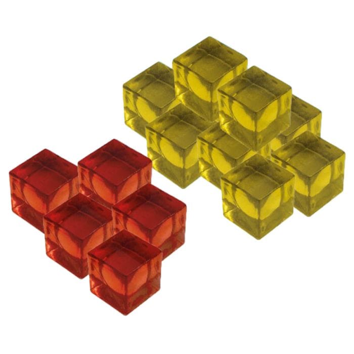 Wings of Glory: Tripods and Triplanes: Energy Cubes (10 Red, 20 Yellow) - Lost City Toys