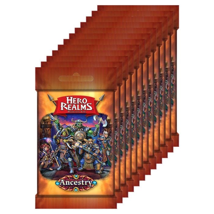 Wise Wizard Games Hero Realms Deckbuilding Game: Ancestry Booster DISPLAY (12) - Lost City Toys