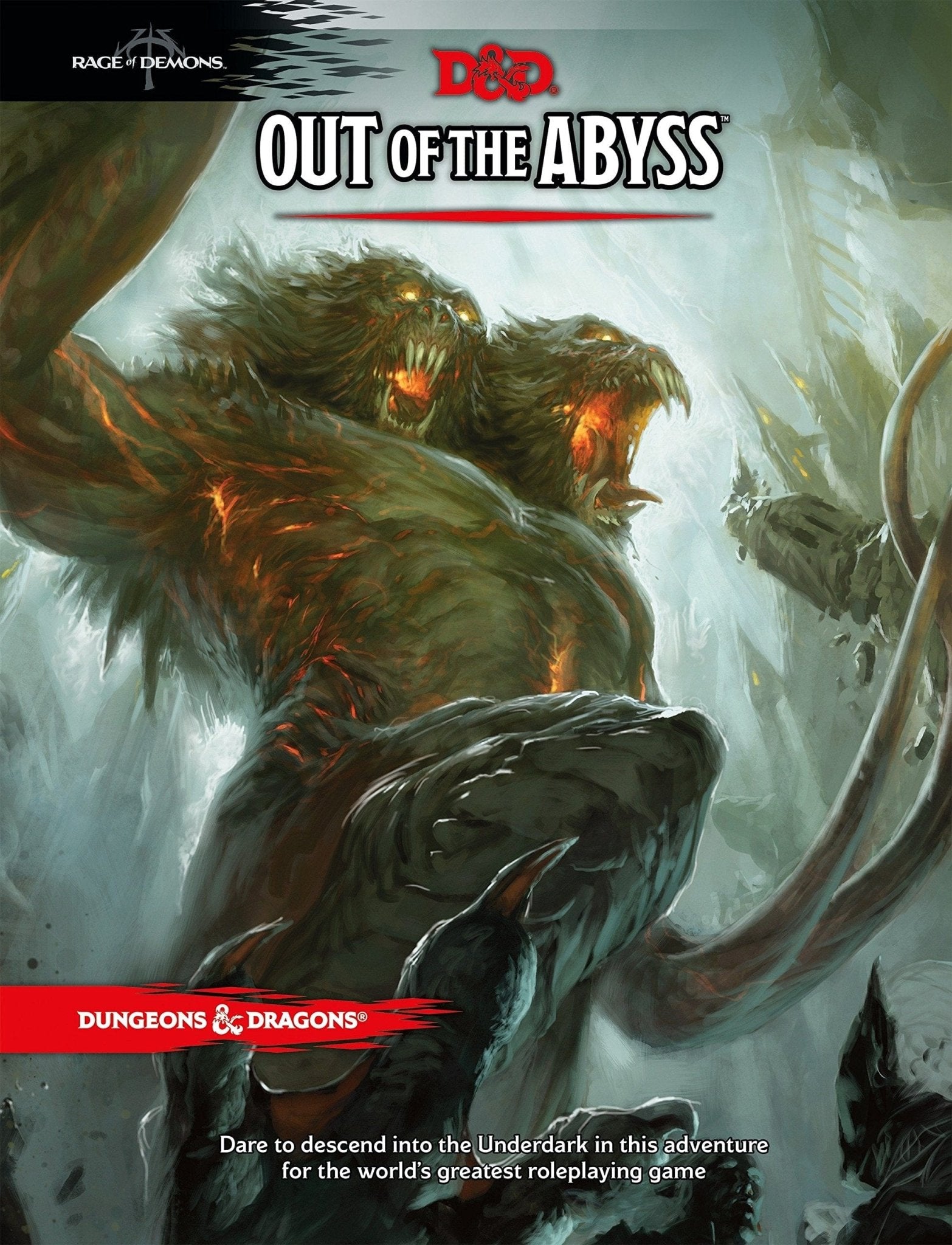 Wizards Of The Coast Dungeons & Dragons RPG: Out of the Abyss Hard Cover - Lost City Toys