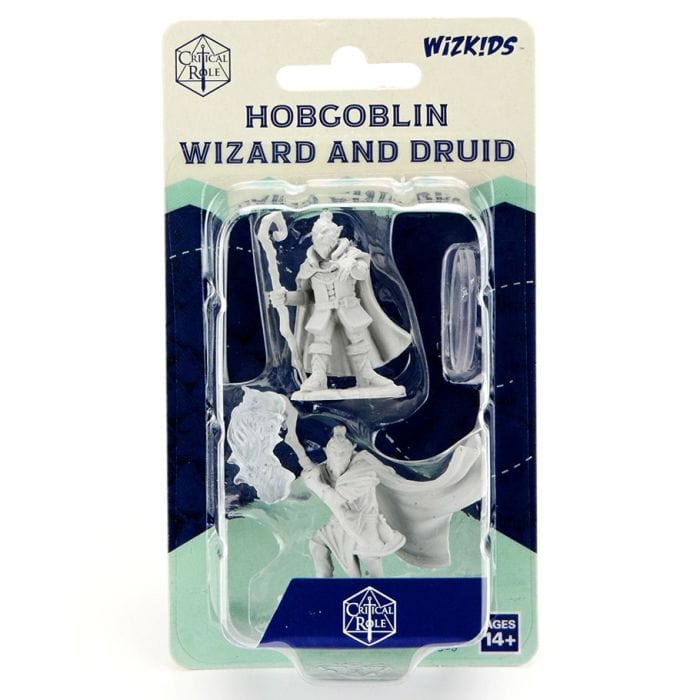WizKids Clearance Items WizKids Critical Role Minis: Hobgoblin Wizard and Druid Male (Unpainted)