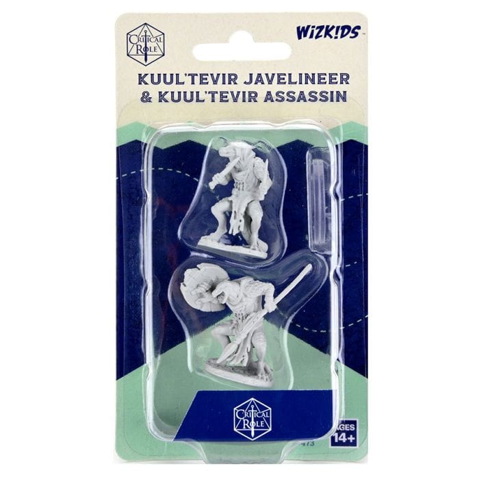 WizKids Critical Role: Kuul'tevir Javelineer & Assassin (Unpainted) - Lost City Toys