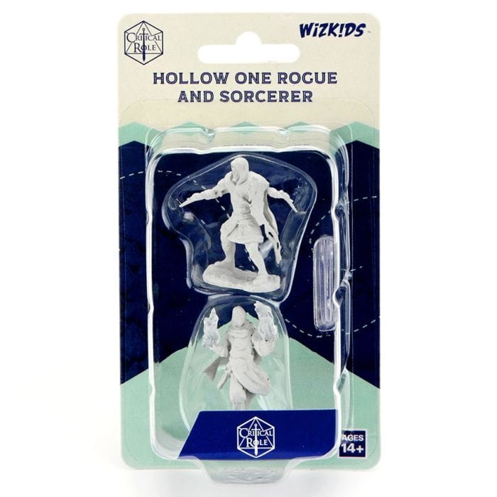 WizKids Critical Role Minis: Hollow One Rogue and Sorceror Male (Unpainted) - Lost City Toys