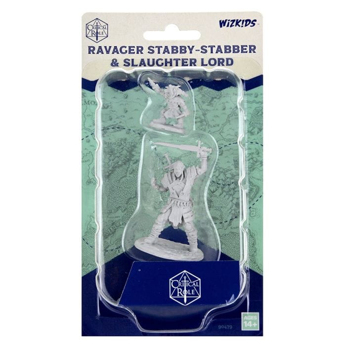 WizKids Critical Role: Ravager Stabby - Stabber & Slaughter Lord (Unpainted) - Lost City Toys