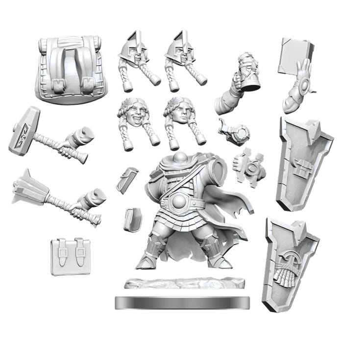 WizKids D&D: Frameworks: Dwarf Cleric Female W1 - Lost City Toys