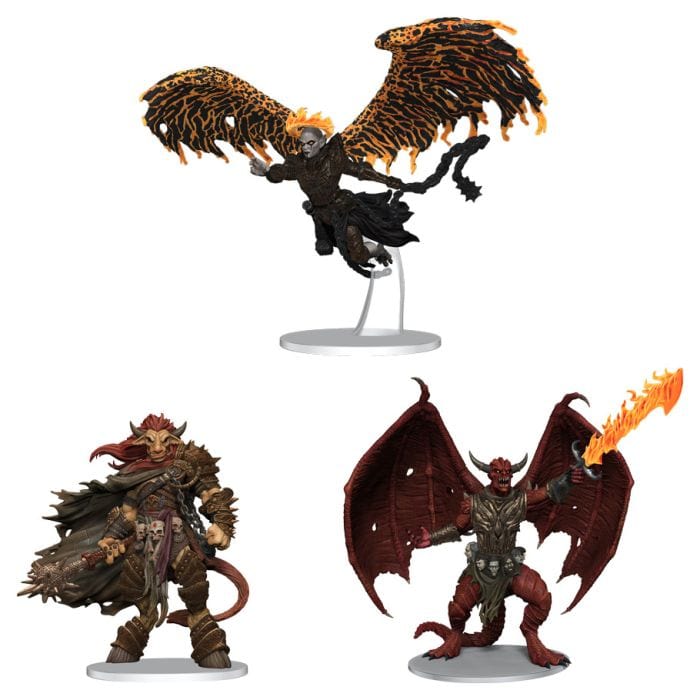 WizKids D&D: Icons of the Realms: Archdevils - Bael, Bel, and Zariel - Lost City Toys