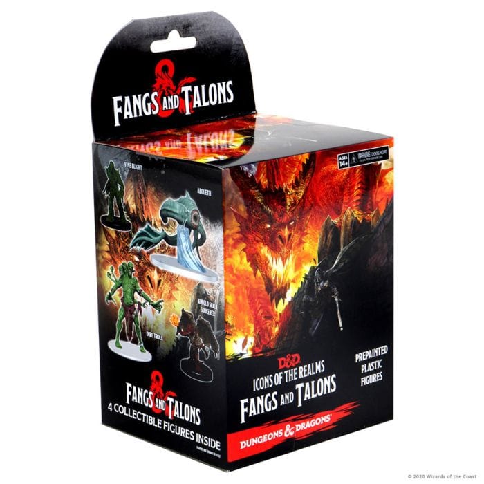 WizKids D&D: Icons of the Realms: Fangs & Talons Booster Brick (8) - Lost City Toys