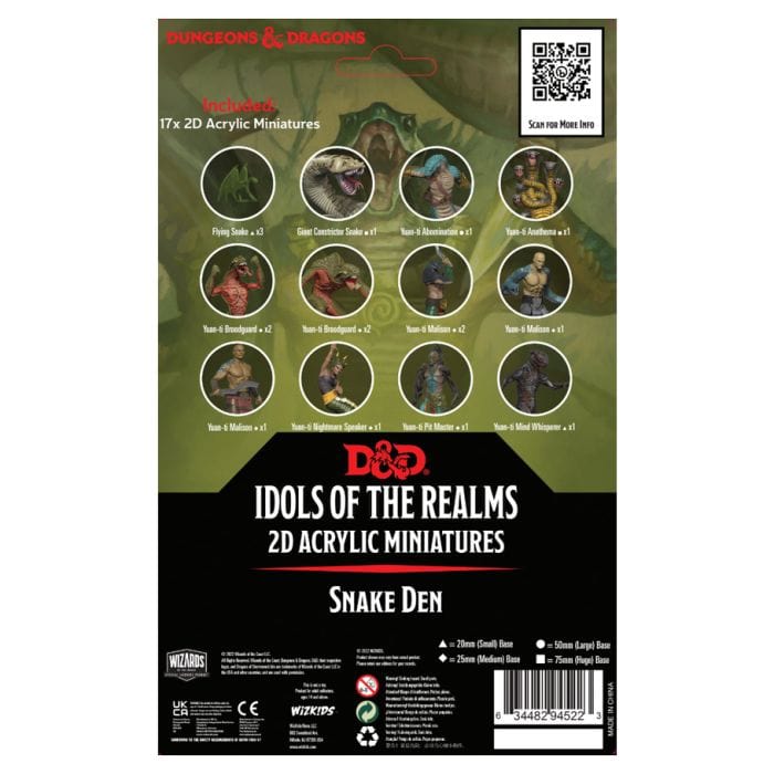 WizKids D&D: Icons of the Realms: Scales & Tails: Snake Den 2D Set - Lost City Toys