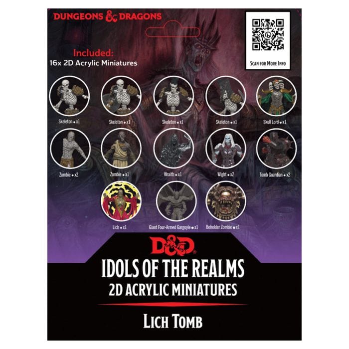 WizKids D&D Idols of the Realms: Lich Tomb 2D Set - Lost City Toys