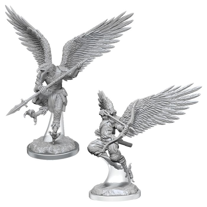 WizKids D&D: Nolzur's Marvelous Minis: Aarakocra Fighters Wave 17 (Unpainted) - Lost City Toys