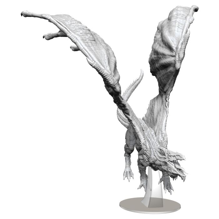 WizKids D&D: Nolzur's Marvelous Minis: Adult White Dragon Wave 15 (Unpainted) - Lost City Toys