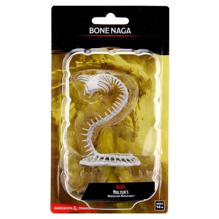 WizKids D&D: Nolzur's Marvelous Minis: Bone Naga W12 (Unpainted) - Lost City Toys