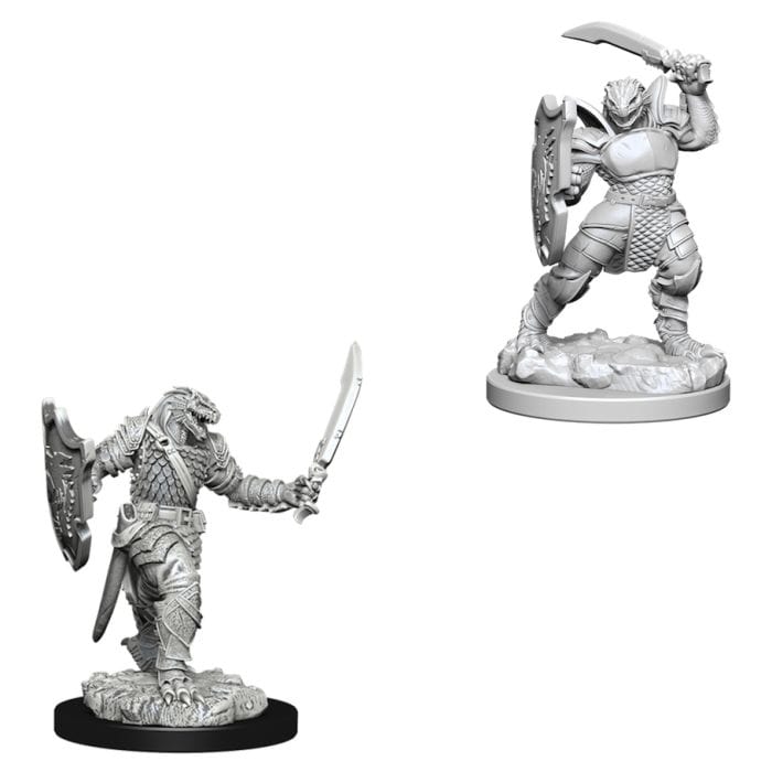 WizKids D&D: Nolzur's Marvelous Minis: Dragonborn Female Paladin W5 (Unpainted) - Lost City Toys