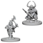 WizKids D&D: Nolzur's Marvelous Minis: Dwarf Female Barbarian W4 (Unpainted) - Lost City Toys