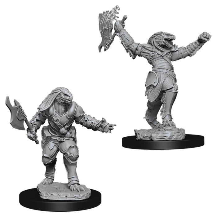 WizKids D&D: Nolzur's Marvelous Minis: Female Dragonborn Fighter W11 (Unpainted) - Lost City Toys