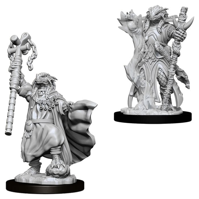 WizKids D&D: Nolzur's Marvelous Minis: Female Dragonborn Sorcerer W8 (Unpainted) - Lost City Toys