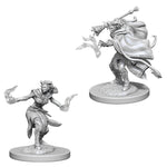 WizKids D&D: Nolzur's Marvelous Minis: Female Tiefling Warlock W6 (Unpainted) - Lost City Toys