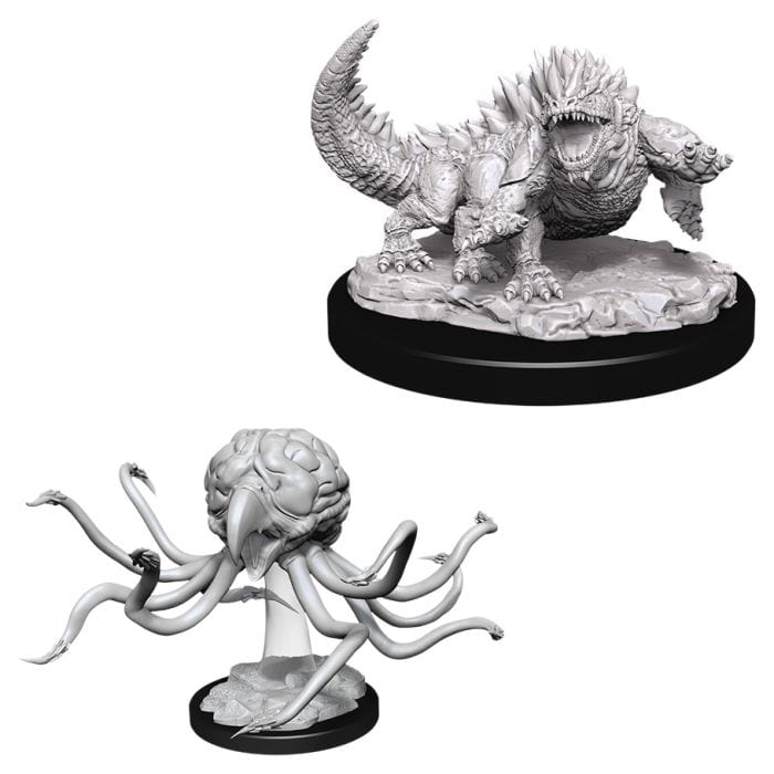 WizKids D&D: Nolzur's Marvelous Minis: Grell & Basilisk W11 (Unpainted) - Lost City Toys