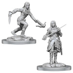 WizKids D&D: Nolzur's Marvelous Minis: Half - Elf Rogue Female Wave 17 (Unpainted) - Lost City Toys