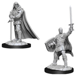 WizKids D&D: Nolzur's Marvelous Minis: Human Paladin Male W13 (Unpainted) - Lost City Toys