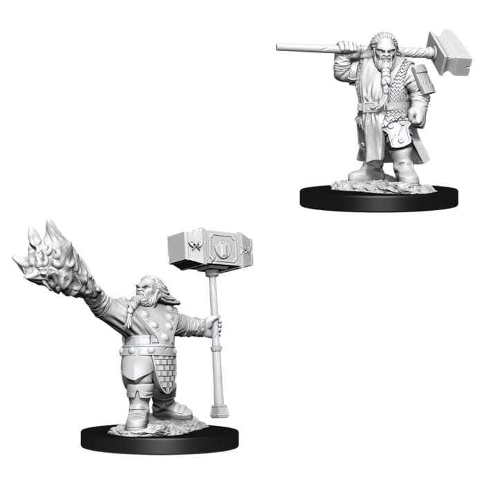 WizKids D&D: Nolzur's Marvelous Minis: Male Dwarf Cleric W11 (Unpainted) - Lost City Toys