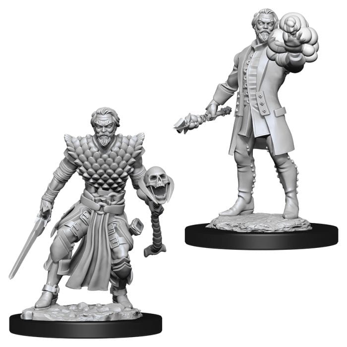 WizKids D&D: Nolzur's Marvelous Minis: Male Human Warlock W10 (Unpainted) - Lost City Toys