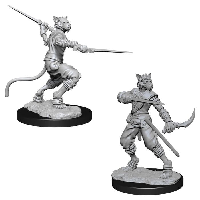 WizKids D&D: Nolzur's Marvelous Minis: Male Tabaxi Rogue W7 (Unpainted) - Lost City Toys