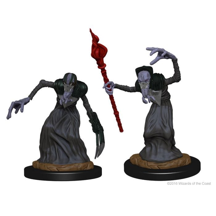 WizKids D&D: Nolzur's Marvelous Minis: Mindflayers W1 (Unpainted) - Lost City Toys