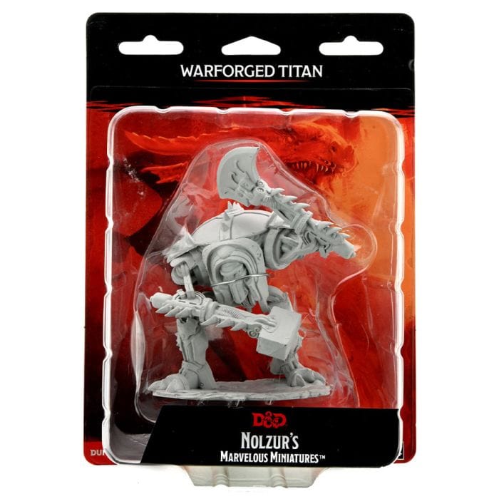 WizKids D&D: Nolzur's Marvelous Minis: Warforged Titan Wave 15 (Unpainted) - Lost City Toys