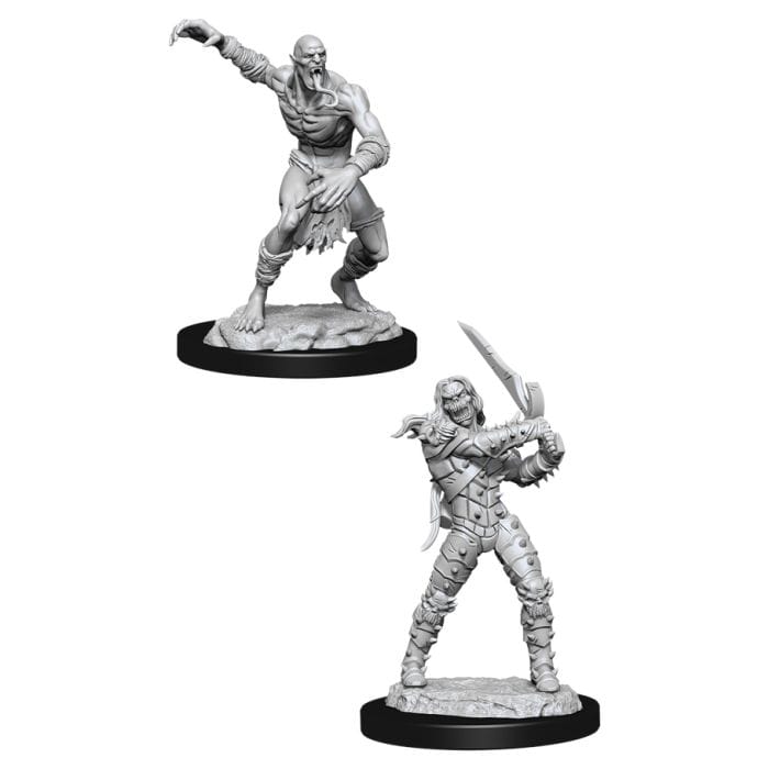 WizKids D&D: Nolzur's Marvelous Minis: Wight & Ghast W11 (Unpainted) - Lost City Toys