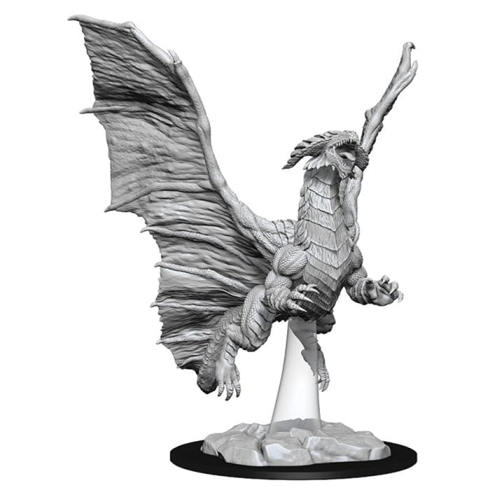 WizKids D&D: Nolzur's Marvelous Minis: Young Copper Dragon W8 (Unpainted) - Lost City Toys