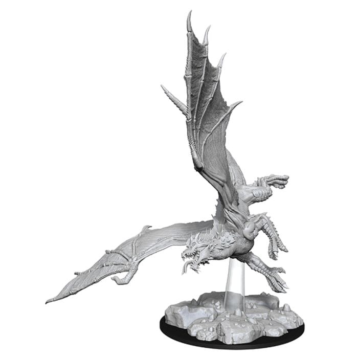 WizKids D&D: Nolzur's Marvelous Minis: Young Green Dragon W8 (Unpainted) - Lost City Toys