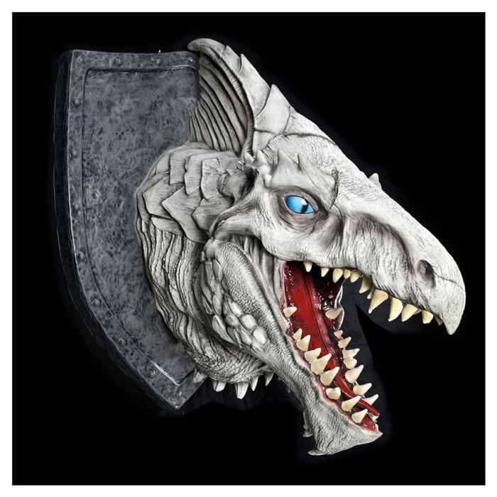 WizKids D&D: Replicas of the Realms: White Dragon Trophy Plaque - Lost City Toys