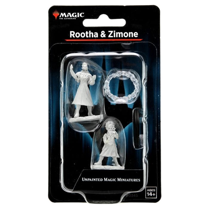WizKids Magic the Gathering: Unpainted Miniatures: Rootha & Zimone Wave 15 - Lost City Toys