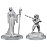 WizKids Miniatures and Miniature Games Critical Role Miniatures: Human Wizard Female & Halfling Holy Warrior Female W3